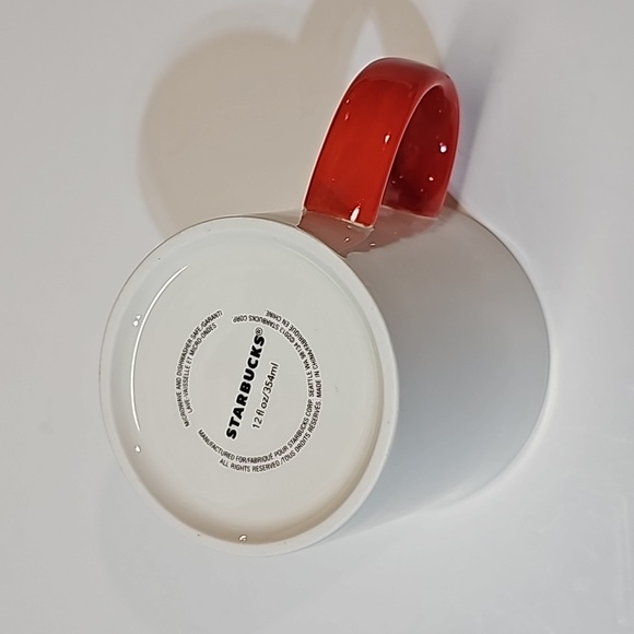 Starbucks You & Me 12oz Red and White Valentine Mug - Picture 5 of 6